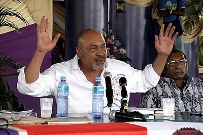 Surinames president-elect, Desi Bouterse.  Photo courtesy of the Democrat Newspaper.